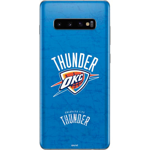NBA Oklahoma City Thunder Primary Logo Galaxy S10 Plus Skin