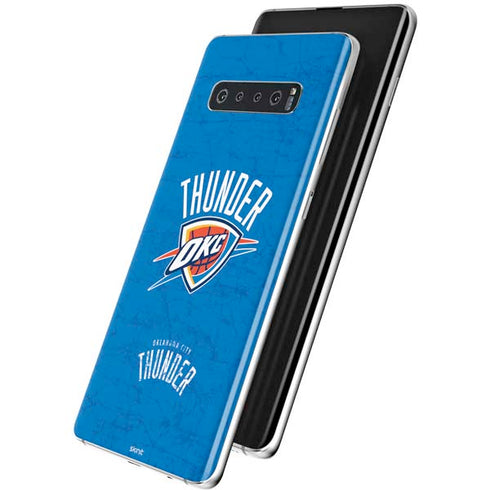 NBA Oklahoma City Thunder Primary Logo Galaxy S10 Plus Skin