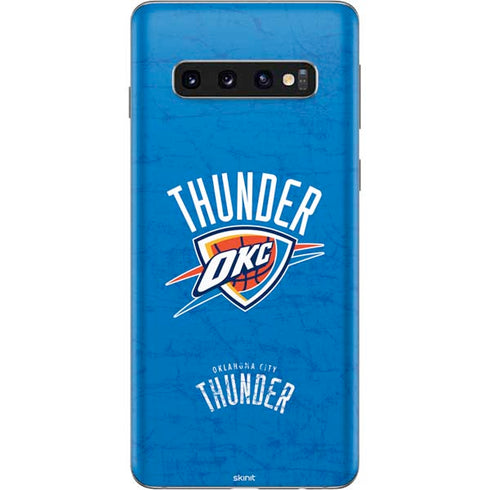 NBA Oklahoma City Thunder Primary Logo Galaxy S10 Skin