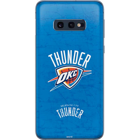 NBA Oklahoma City Thunder Primary Logo Galaxy S10e Skin