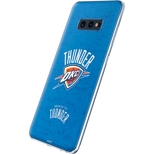 NBA Oklahoma City Thunder Primary Logo Galaxy S10e Skin