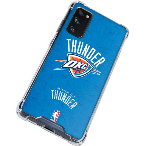 NBA Oklahoma City Thunder Primary Logo Galaxy S20 FE Clear Case