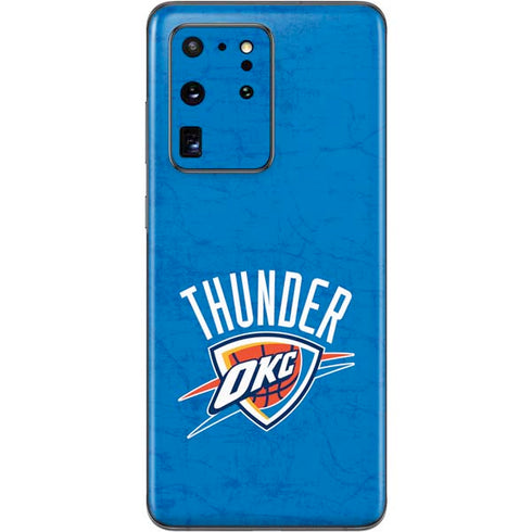 NBA Oklahoma City Thunder Primary Logo Galaxy S20 Ultra 5G Skin