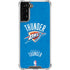 NBA Oklahoma City Thunder Primary Logo Galaxy S21 FE Clear Case