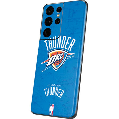 NBA Oklahoma City Thunder Primary Logo Galaxy S21 Ultra 5G Skin