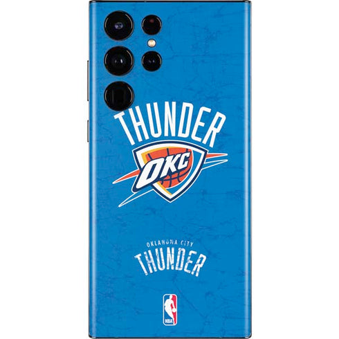 NBA Oklahoma City Thunder Primary Logo Galaxy S22 Ultra Skin