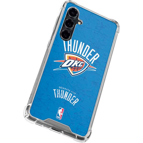 NBA Oklahoma City Thunder Primary Logo Galaxy S23 FE Clear Case
