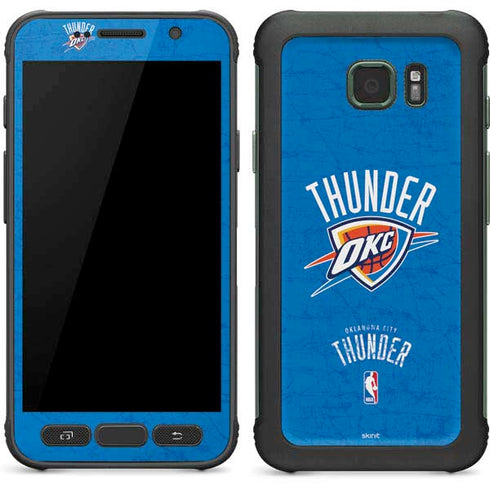 NBA Oklahoma City Thunder Primary Logo Galaxy S7 Active Skin