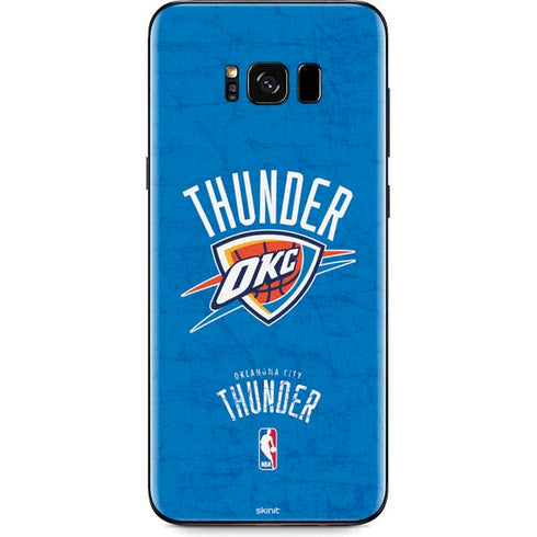 NBA Oklahoma City Thunder Primary Logo Galaxy S8 Plus Skin