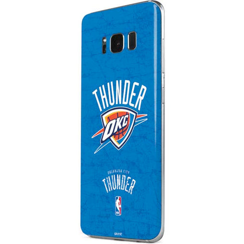 NBA Oklahoma City Thunder Primary Logo Galaxy S8 Skin
