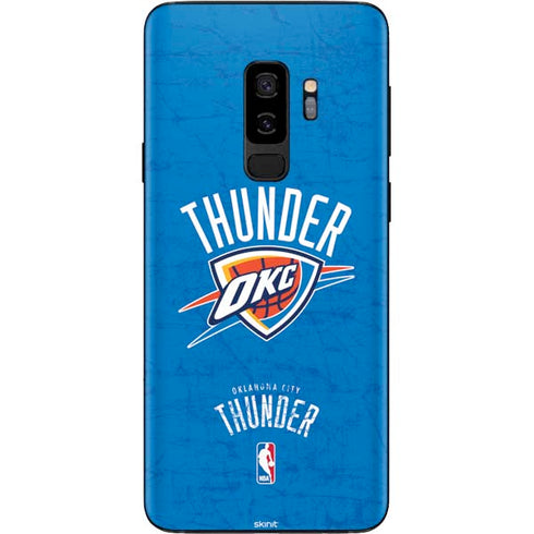 NBA Oklahoma City Thunder Primary Logo Galaxy S9 Plus Skin