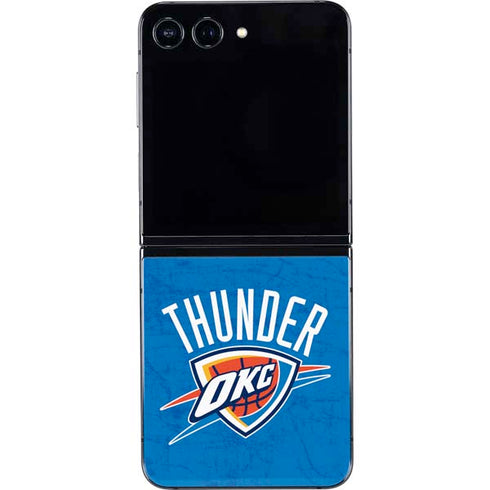 NBA Oklahoma City Thunder Primary Logo Galaxy Z Flip5 5G Skin