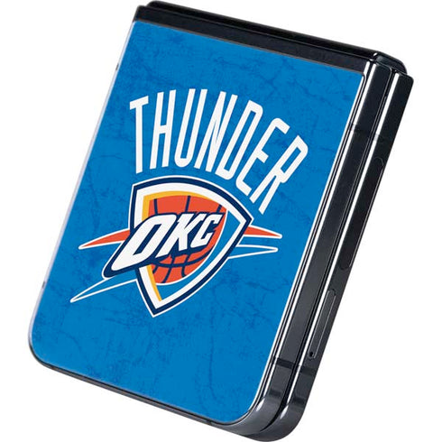 NBA Oklahoma City Thunder Primary Logo Galaxy Z Flip5 5G Skin