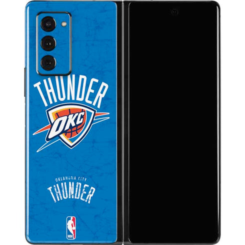 NBA Oklahoma City Thunder Primary Logo Galaxy Z Fold2 5G Skin