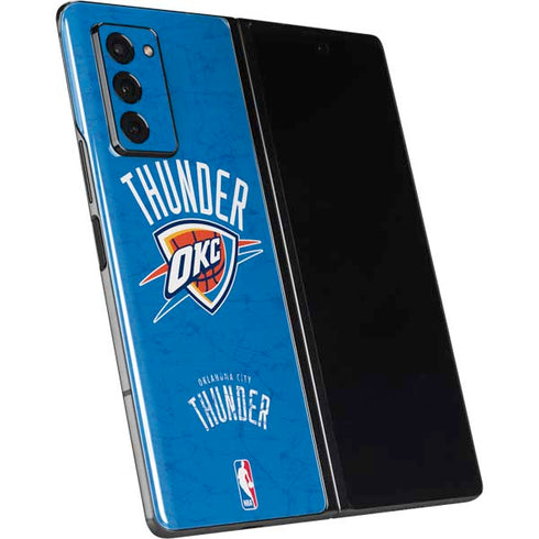 NBA Oklahoma City Thunder Primary Logo Galaxy Z Fold2 5G Skin