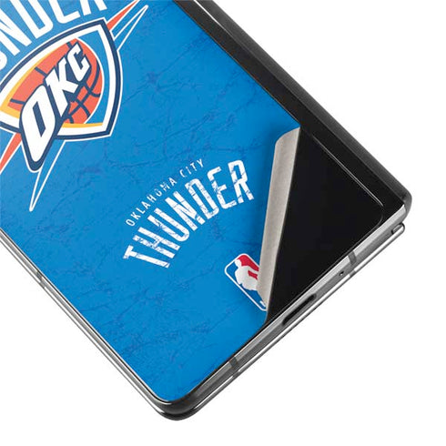NBA Oklahoma City Thunder Primary Logo Galaxy Z Fold2 5G Skin