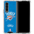 NBA Oklahoma City Thunder Primary Logo Galaxy Z Fold4 5G Clear Case