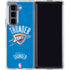 NBA Oklahoma City Thunder Primary Logo Galaxy Z Fold5 5G Clear Case