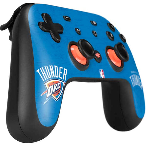 NBA Oklahoma City Thunder Primary Logo Google Stadia Controller Skin