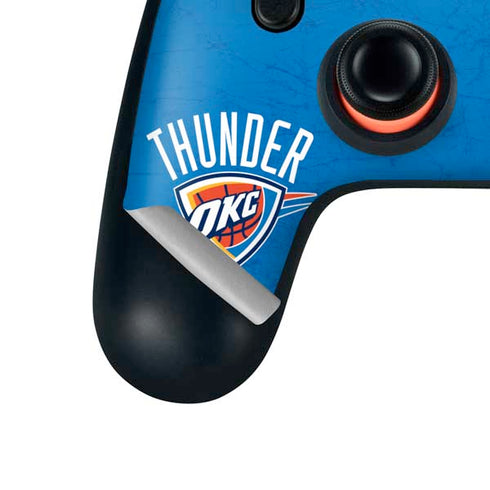 NBA Oklahoma City Thunder Primary Logo Google Stadia Controller Skin