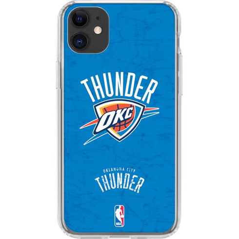 NBA Oklahoma City Thunder Primary Logo iPhone 11 Clear Case