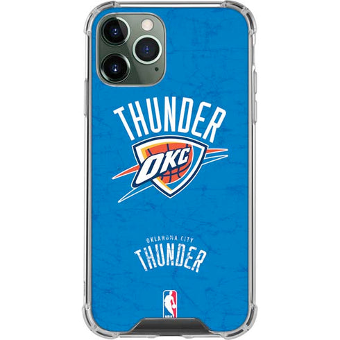 NBA Oklahoma City Thunder Primary Logo iPhone 11 Pro Max Clear Case