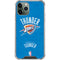 NBA Oklahoma City Thunder Primary Logo iPhone 11 Pro Max Clear Case