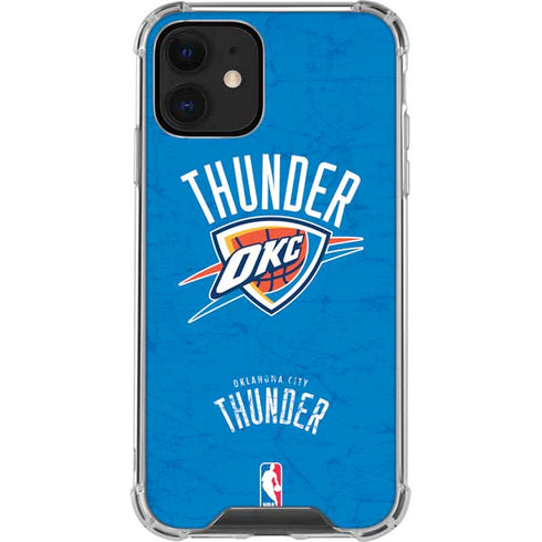 NBA Oklahoma City Thunder Primary Logo iPhone 12 Clear Case