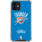NBA Oklahoma City Thunder Primary Logo iPhone 12 Mini Clear Case