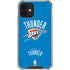 NBA Oklahoma City Thunder Primary Logo iPhone 12 Mini Clear Case