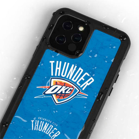 NBA Oklahoma City Thunder Primary Logo iPhone 12 Pro Waterproof Case