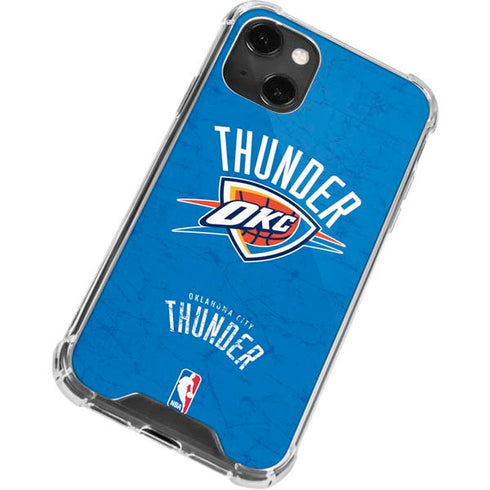 NBA Oklahoma City Thunder Primary Logo iPhone 13 Mini Clear Case