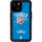 NBA Oklahoma City Thunder Primary Logo iPhone 13 Mini Waterproof Case