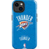 NBA Oklahoma City Thunder Primary Logo iPhone 15 Plus Impact Case