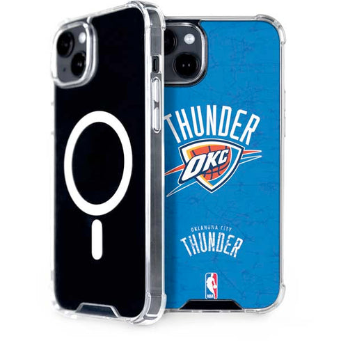 NBA Oklahoma City Thunder Primary Logo iPhone 15 Plus MagSafe Case