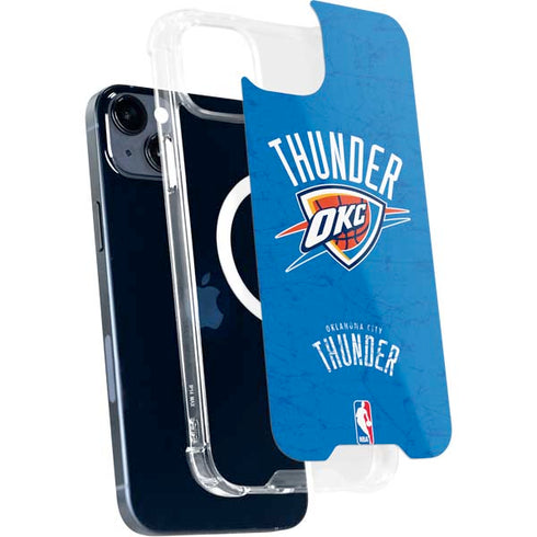 NBA Oklahoma City Thunder Primary Logo iPhone 15 Plus MagSafe Case