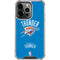 NBA Oklahoma City Thunder Primary Logo iPhone 15 Pro Clear Case