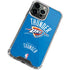 NBA Oklahoma City Thunder Primary Logo iPhone 15 Pro Clear Case