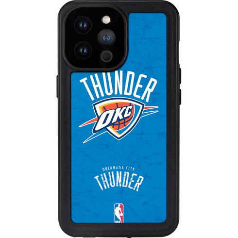 NBA Oklahoma City Thunder Primary Logo iPhone 14 Pro Max Waterproof Case