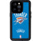 NBA Oklahoma City Thunder Primary Logo iPhone 14 Pro Waterproof Case