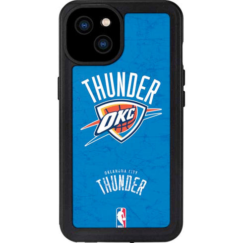 NBA Oklahoma City Thunder Primary Logo iPhone 15 Plus Waterproof Case
