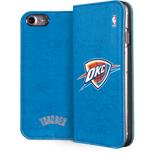 NBA Oklahoma City Thunder Primary Logo iPhone 8 Folio Case