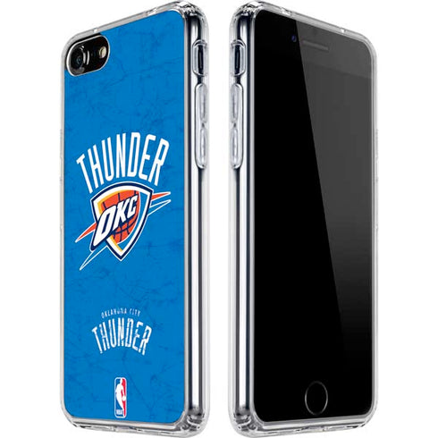 NBA Oklahoma City Thunder Primary Logo iPhone SE (2nd & 3rd Gen) Clear Case
