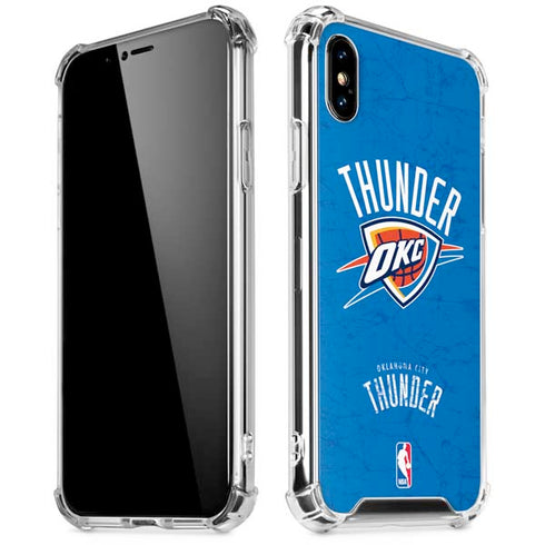 NBA Oklahoma City Thunder Primary Logo iPhone XS Max Clear Case