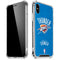 NBA Oklahoma City Thunder Primary Logo iPhone XS Max Clear Case
