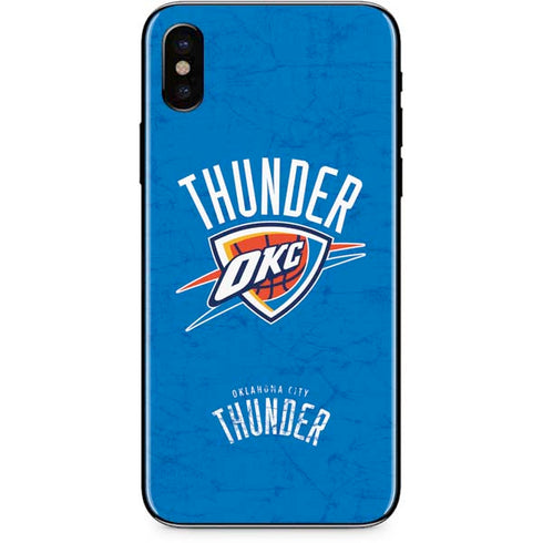 NBA Oklahoma City Thunder Primary Logo iPhone XS Skin