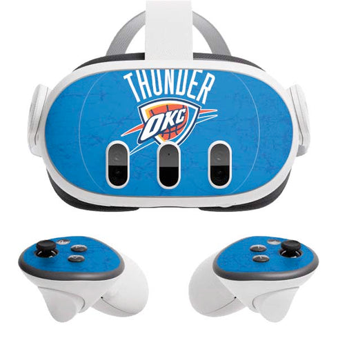NBA Oklahoma City Thunder Primary Logo Meta Quest 3 Skin