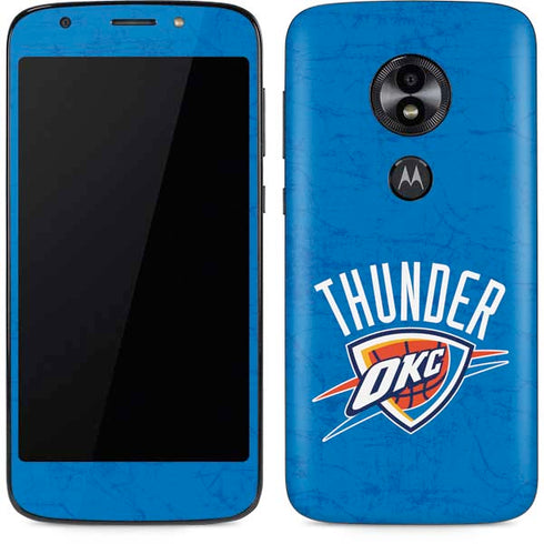 NBA Oklahoma City Thunder Primary Logo Moto E5 Play Skin
