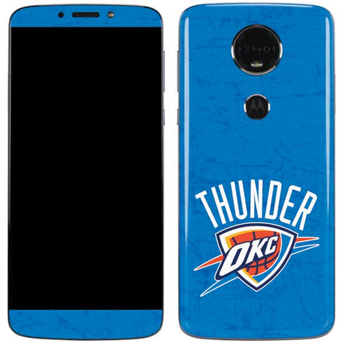 NBA Oklahoma City Thunder Primary Logo Moto E5 Plus Skin
