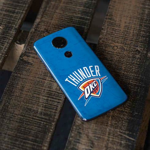 NBA Oklahoma City Thunder Primary Logo Moto E5 Plus Skin